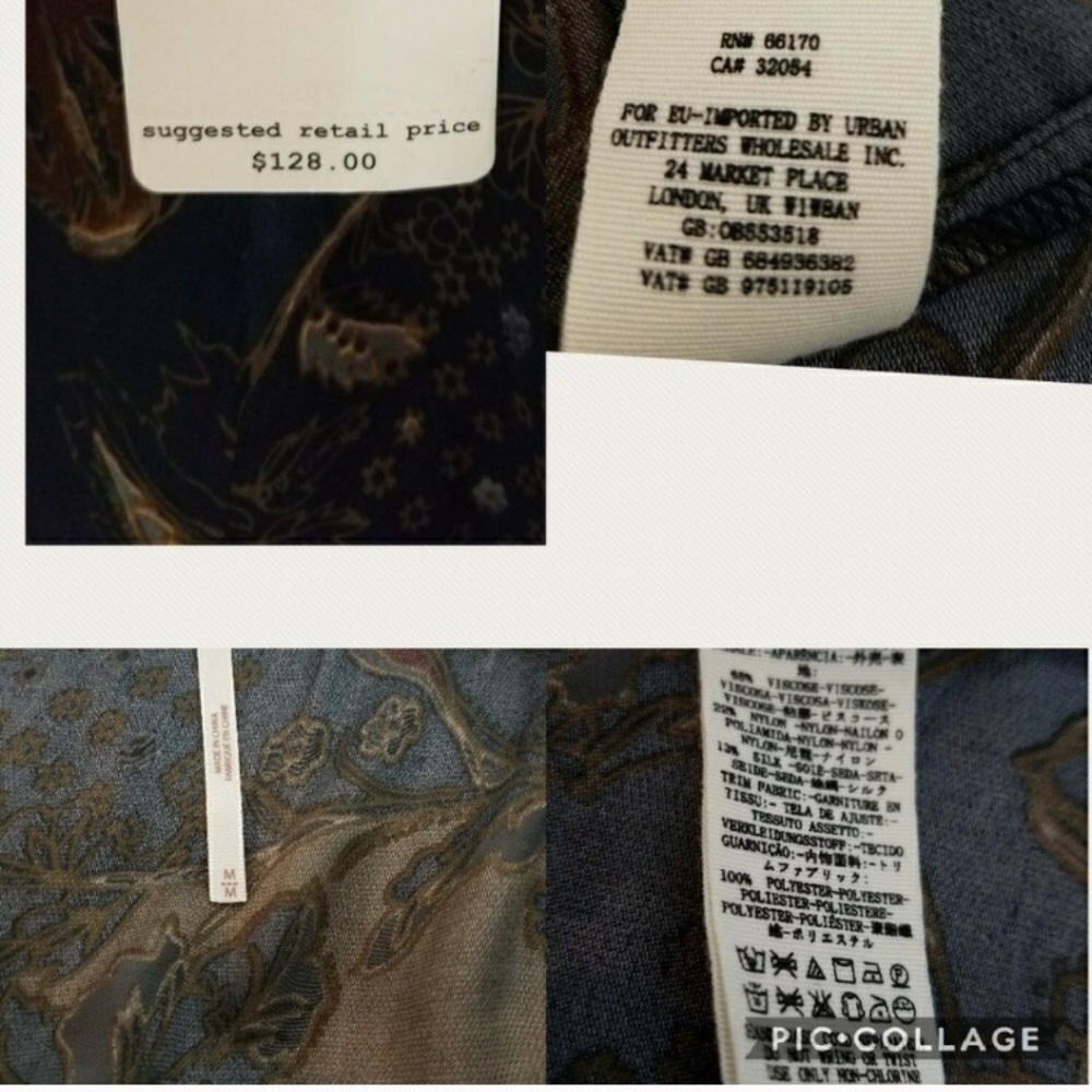 🧚🏽 Free People Lady Love Silk tunic - Picture 5 of 5